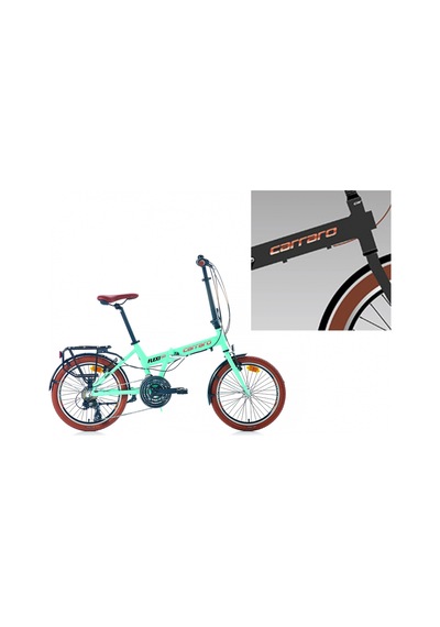 Carraro Flexı 121 Katlanır Bisiklet 350h V 20 Jant 21 Vites Mat Antrasit Gri Bakır Çok Renkli