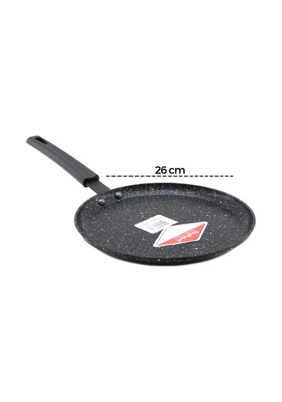 Döküm Krep Tava 26 Cm Siyah
