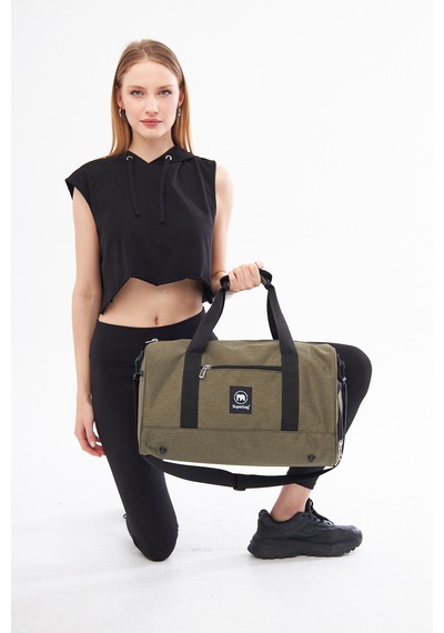Superbag Seyahat Spor Çantası Haki Kadın Erkek Unisex