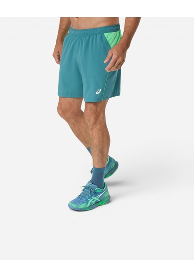 Asics Padel Court 7ın Short Erkek Yeşil Şort 2041a350-300