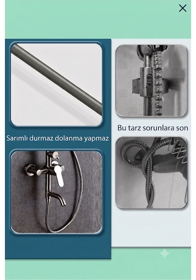 Silikon Patlamaz Yırtılmaz Ezilmez Nano Duş Hortumu 150 Cm Banyo Duş Hortumu Çok renkli