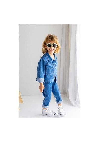 Oliven The Kid Oliventhekid Unisex Koyu Mavi Kot Ceket Koyu Mavi Koyu Mavi