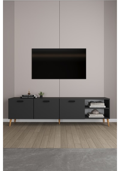Lüks Yemek Odası Takımı 3 Parça %100 Mdf Konsol Yemek Masası Tv Ünitesi Yt01 Antrasit Lüks Yemek Odası Takımı 3 Parça %100 Mdf Konsol Yemek Masası Tv Ünitesi Yt01 Antrasit