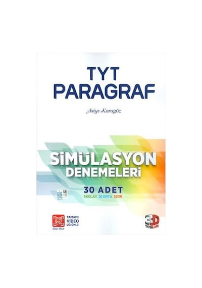Tyt Paragraf Simülasyon Deneme 3D Yayınları