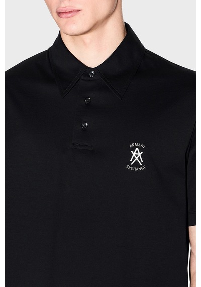 Armani Exchange Erkek Polo Xm002209 Af10364 Uc001 Siyah Siyah