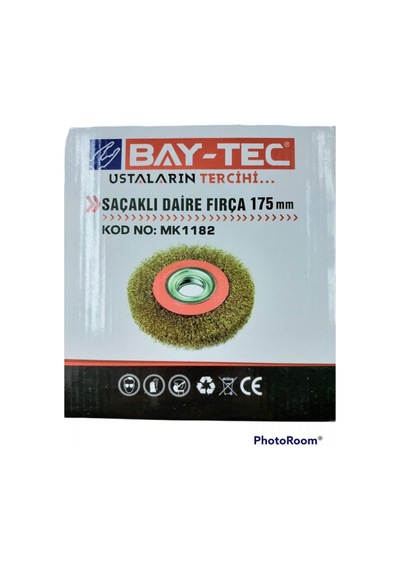 Bay-Tec Saçaklı Daire Fırça 175Mm