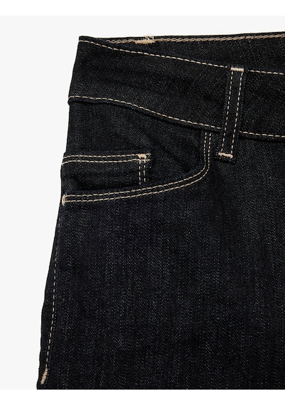 Koton Flare Yüksek Bel İspanyol Paça Koyu İndigo Kadın Jean Pantolon 6wal40015md Koyu İndigo Koton Flare Yüksek Bel İspanyol Paça Koyu İndigo Kadın Jean Pantolon 6wal40015md Koyu İndigo