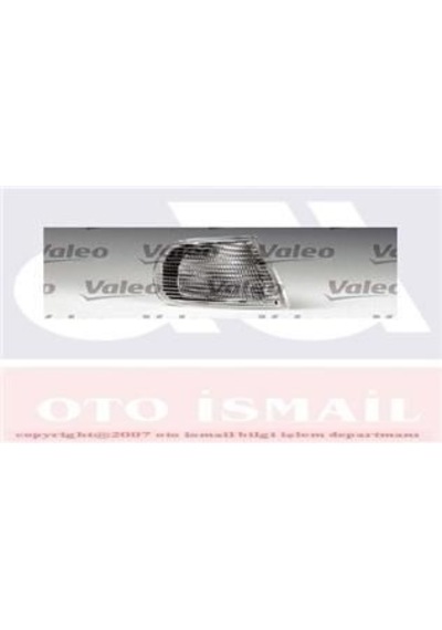 VALEO 86655 SİNYAL LAMBASI SOL POLO CLASSIC CADDY II 95-03 BEYAZ