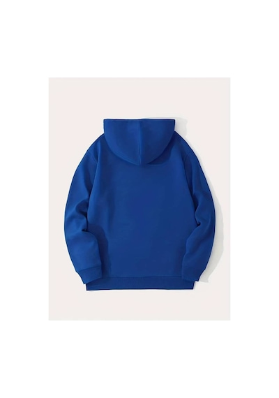 Medinenur İskambil Kart Desenli Kapüşonlu Sweatshirt Saks