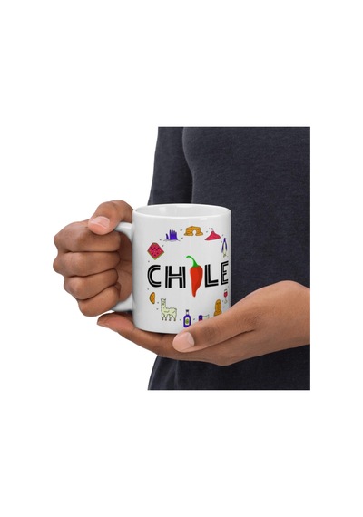 Şili Kupa Bardak 2 Adet Seyahat Hatıra Chile Mug