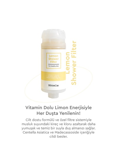 Bibimcos Shower Filter Trio Set - Canlandırıcı Ve Nemlendirici Üçlü Duş Filtresi Seti Kokusuz