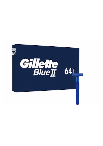Gillette Blue Iı Tek Kullanımlık Tıraş Bıçağı 64 Adet Avantaj Paketi, 2 Bıçaklı Erkek Tıraş Bıçağı