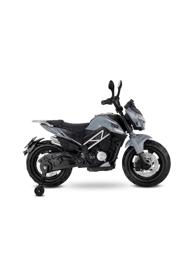 447 Motocross Akülü Motorsiklet 12v Gri