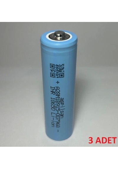 Aspilsan Başlı 18650 Li-ıon Pil 3.7v 2900mah Inr18650a28 - 3 Adet