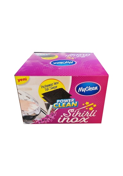 Mahi Max 24 Paket 2'Li (48 Tekli) Avantajlı Kutu Myclean My Clean Sihirli Inox Paslanmaz Telli Süng