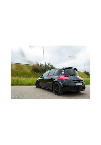 Renault Megane 2 Hb Cam Üstü Spoiler 2002-2012 Mükemmel Görünüm Boyalı Parlak Spoiler