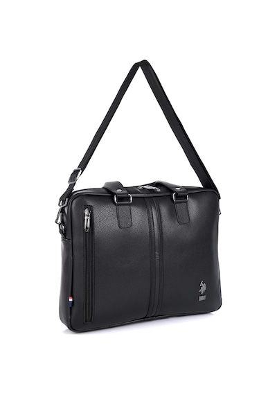 U.S. Polo Assn. Us Polo Assn 6753 Omuz Askılı Laptop Çantası Evrak Çantası Siyah
