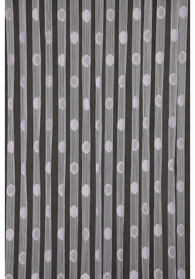 Küçük Puanlı Model Beyaz Renk Hazır Ip Perde 300x270 Cm