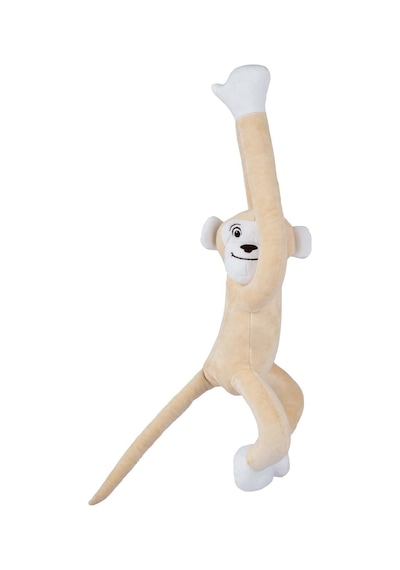 Boumini Toys Boyuna Sarılan Pelüş Maymun Bej Elleri Çıtçıtlı 55 CM - Bej