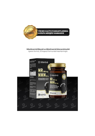 Nr 300 Mg + Nmn 50 Mg Lipozomal Formül 30 Kapsül Takviye Edici Gıda