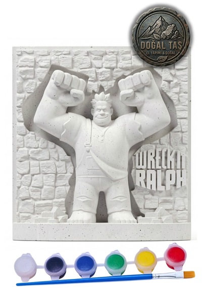 Oyunbozan Ralph Set Taş Biblo Çocuk Boyama Etkinliği