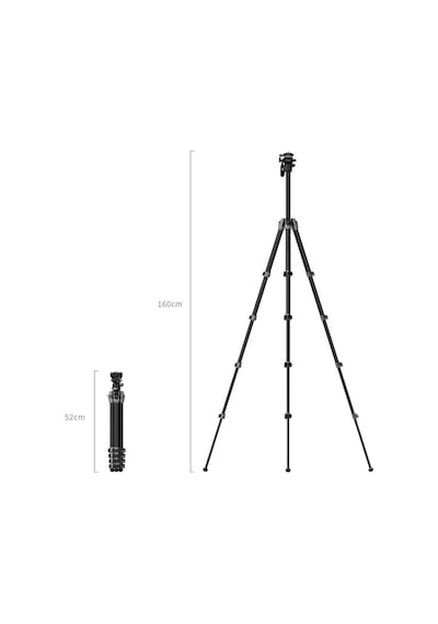 Smallrig Ap255pro 5477 Taşınabilir Karbon Fiber Video Tripodu