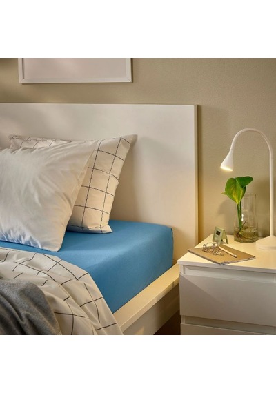 Ikea Varvıal Tek Kişilik Çarşaf 80 X 200 Cm Mavi