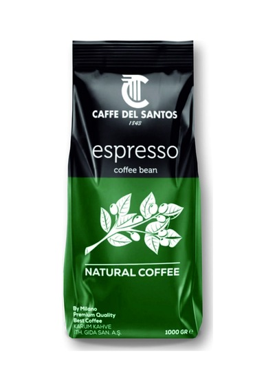 Espresso Green 1000 Gr Çekirdek Kahve 1 Kg Espresso Kahve Çekirdeği Yoğun Aromalı Kahve