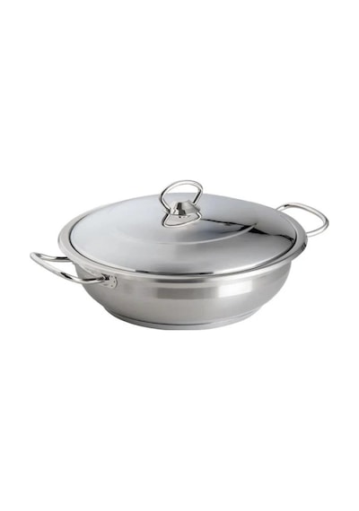 Royal Gastro 26 Cm Basık Çelik Tencere