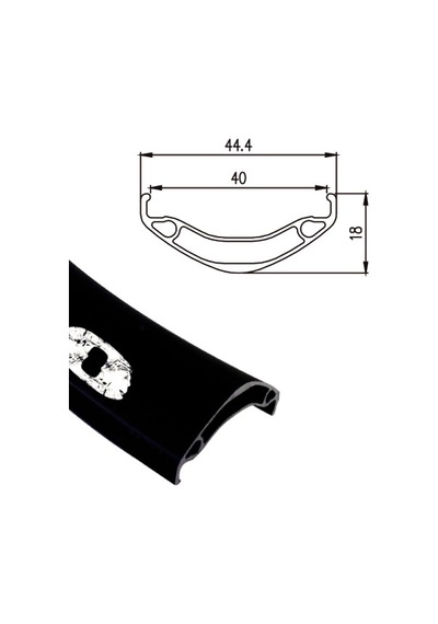 Alexrims Md40 Jant Çemberi 20" Disk Siyah 36d