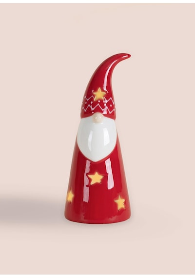 The Mia Dekoratif Tealight Yılbaşı Süsü Şanş Cücesi 7x7x17 1 Adet