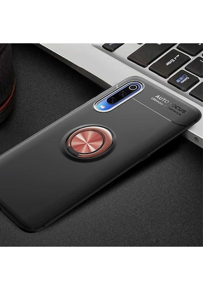 Xiaomi Mi 9 Lite Kılıf Yüzüklü Magnetli Ravel Case
