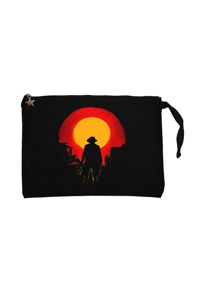 Red Dead Redemption 2 Arthur Morgan Siyah Cüzdan / El Çantası Siyah