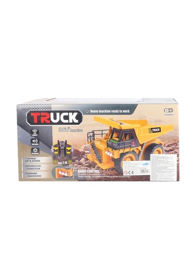 2.4g 6w R/c Fonksiyonlu Uzaktan Kumandalı İnşaat Motoru Pilli Çok Renkli