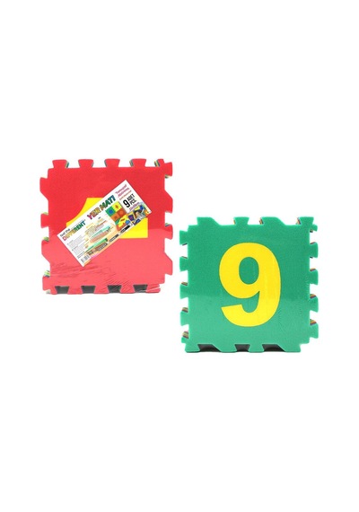 Çok Amaçlı Rakamlı Soft Yer Matı Ve Karosu - 9 Parça- 24'li Paket Diğer