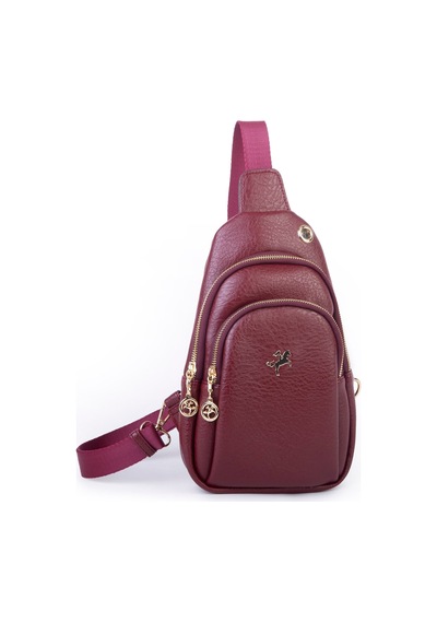 Nas Bag Kadın Crossbody Bag Bel Ve Body Bag Bordo Victoria