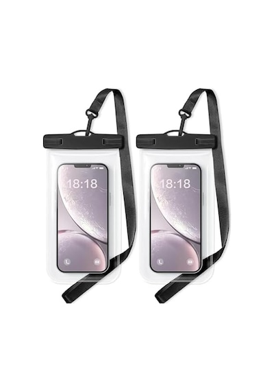 1/2 Paket Su Geçirmez Telefon Kılıfı İphone 17 16 15 Pro Max Ve Galaxy S24+/s23 İle Uyumlu 7 İnç Kordonlu Su Geçirmez Telefon Kılıfı, Ipx8 Plaj Seyahatinde Olması Gerekenler, Plaj Temelleri
