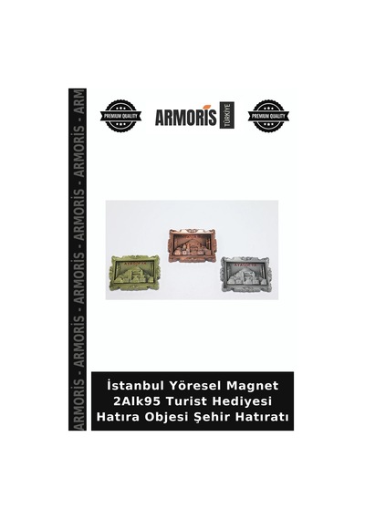 İstanbul Yöresel Magnet 2alk95 Turist Hediyesi Hatıra Objesi Şehir Hatıratı
