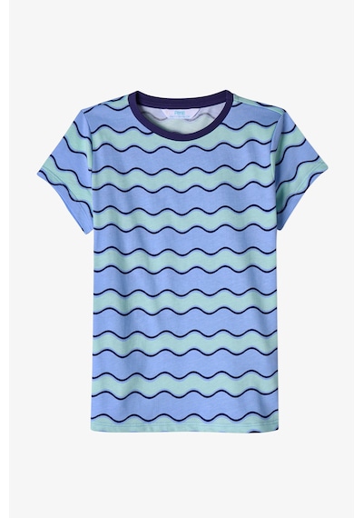 Penti Mavi Erkek Çocuk Blue Waves Pamuklu 2'li Pijama Takımı