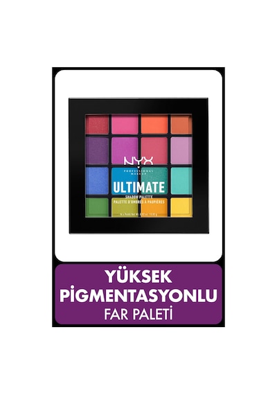 Nyx Professional Göz Farı Paleti Ultimate Shadow Palette Brights