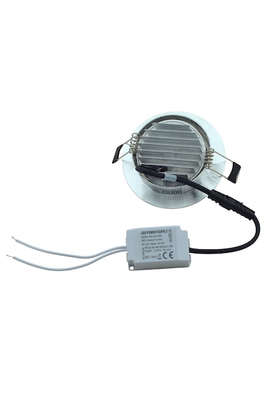 Horoz Electric Lilya 5w 6500k Cob Led Spot Armatür Mat Krom 2'li Set Hareketli Başlık & Alüminyum Gövde 2