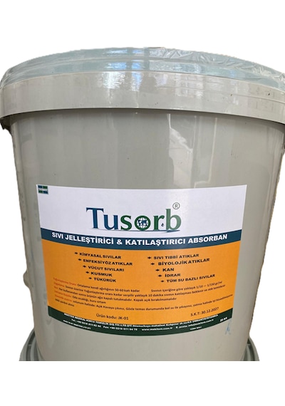 Pazar10 Sıvı Atık Jelleştirici Ve Katılaştırıcı Absorban 20 Kg