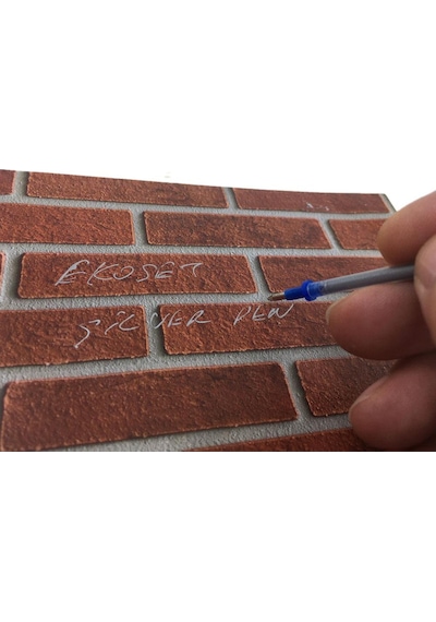 Ekoset Gümüş Deri Kalemi ve Kalem İçi 20'li