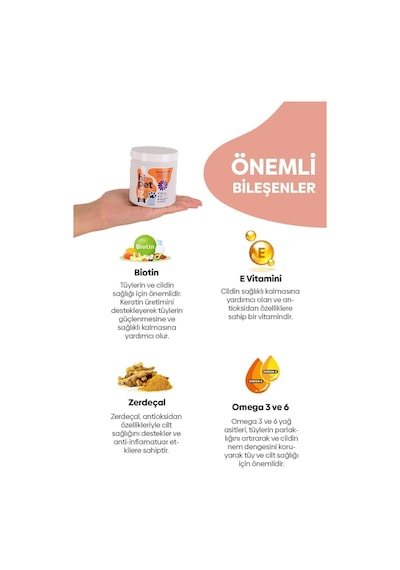 HiPet Deri ve Tüy Çiğnenebilir Tablet