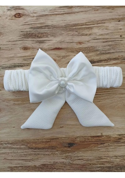 Yenidoğan Sahra Lucky Baby Nakışlı Kundak Bebek Battaniyesi Ekru Ekru