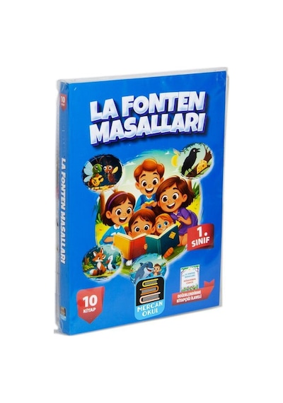 1. Sınıf Okuma Seti La Fonten Masalları 10 Kitap + Değerlendir...