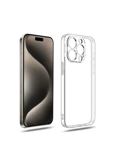 Kvy Apple Uyumlu iPhone 15 Pro Kamera Korumalı Süper Silikon Kılıf