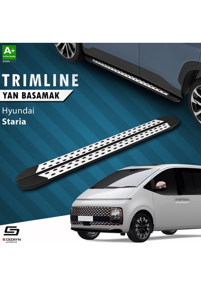 S-dizayn Hyundai Staria Trimline Gri Yan Basamak 239 Cm 2021 Üzeri