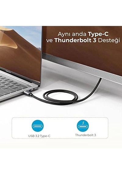 C To Hdmı Kablo - 4k60hz Hdr Hdcp 2.3 Thunderbolt 5 4 3 Dex Mode 2 Metre Chd20b-pro Diğer
