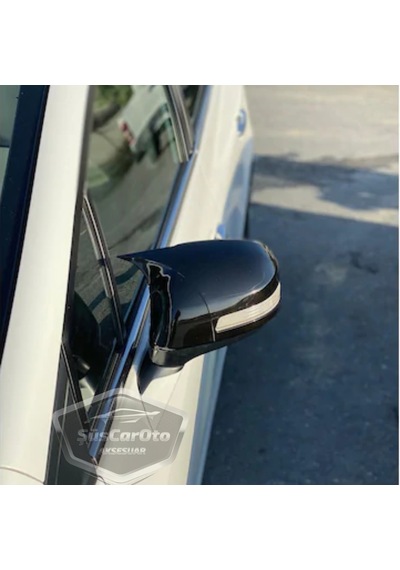 ŞüsCarOto Honda Civic FB7 2012-2016 Batman Yarasa Ayna Kapağı Piano Black ABS Plastik (00)